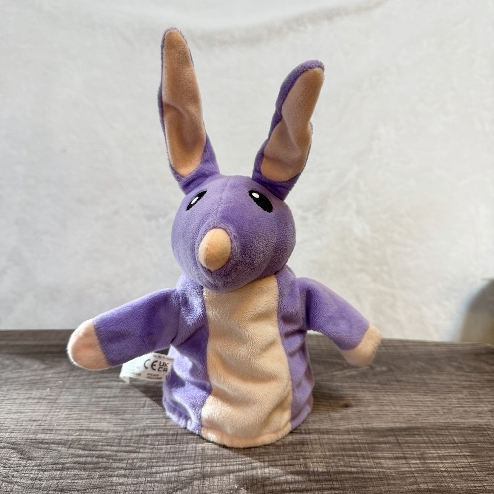 Bluey Bob Bilby Purple Mouse Plush Toy Hand Puppet 2018